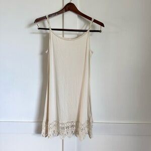 Monoreno small kizzy shirt extender with crochet edge